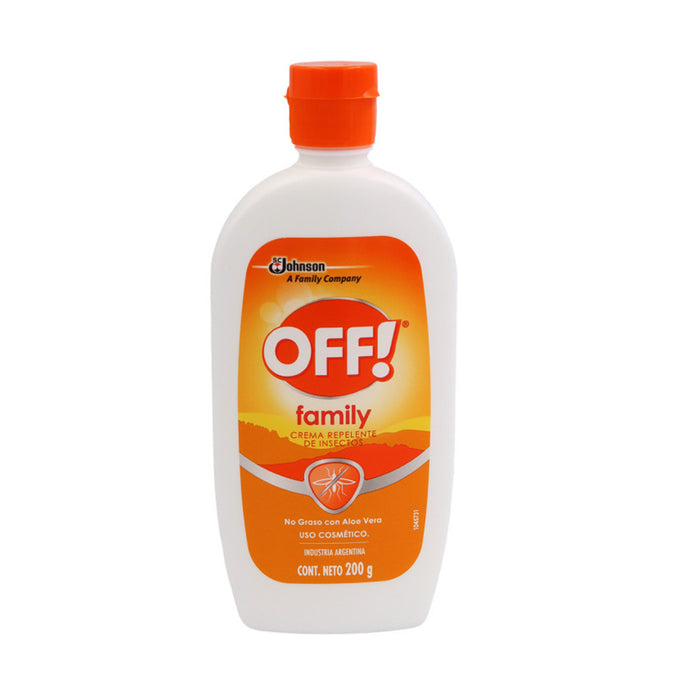 Off Family Repelente Crema Con Aloe Vera X 196g