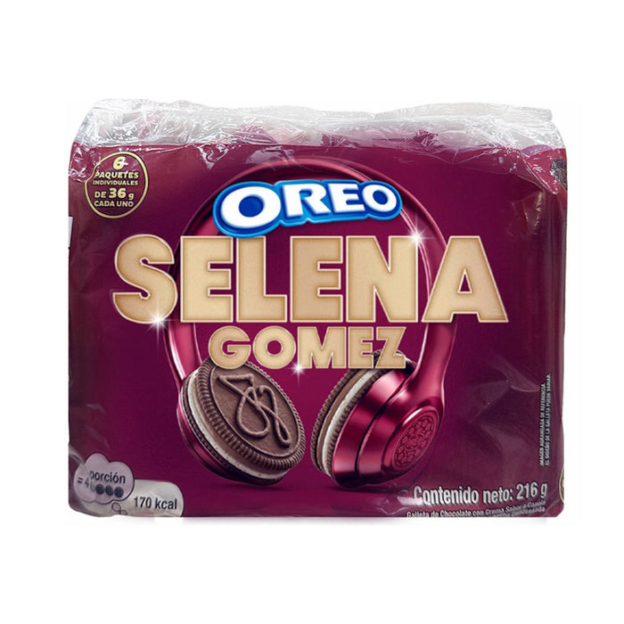 Galletas Oreo Selena Gomez Sabor Canela y LecheX 216G