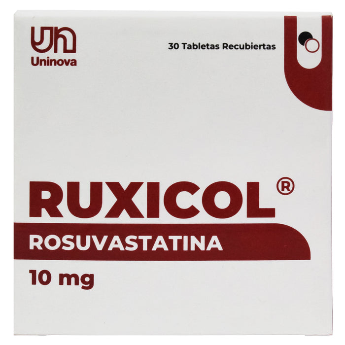 Ruxicol Rosuvastatina 10 Mg X Tableta