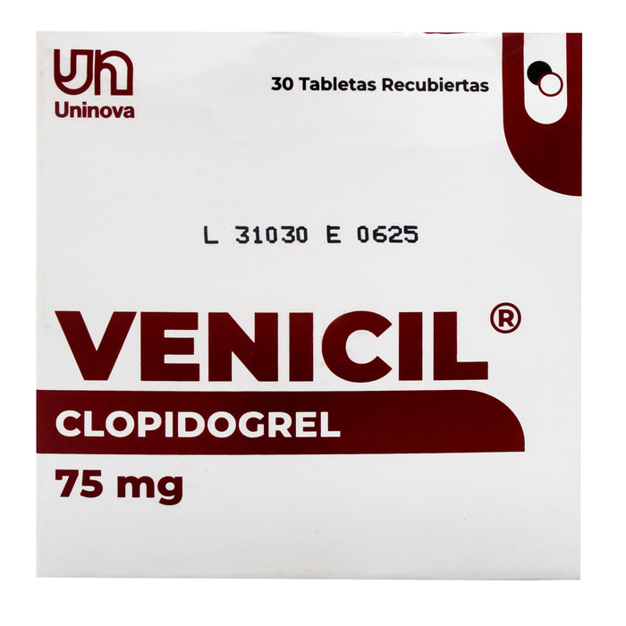 Venicil 75Mg Clopidogrel X Tableta