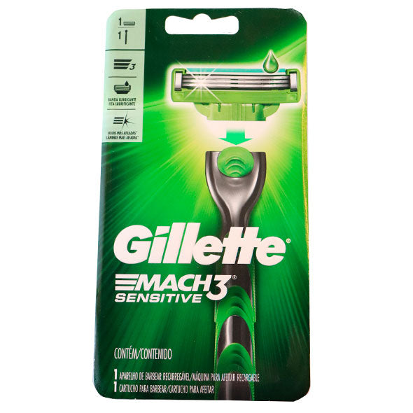 Gillette Mach3 Maquina Sensitive X Pieza