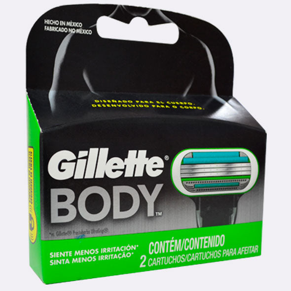 Repuesto Gillette Body X 2 Unidades