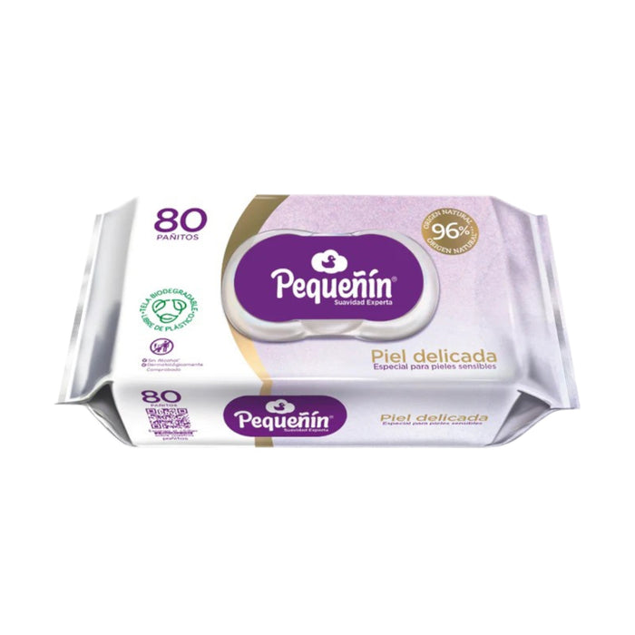 Toallitas Húmedas Pequeñin Piel Delicada X 80 Unidades