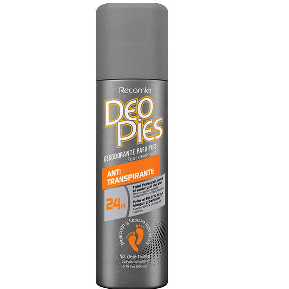 Desodorante Antitranspirante De Pies Recamier Deo Pies X 260Ml