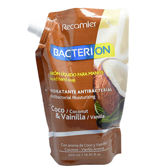 Jabón Líquido Recamier Antibacterial Coco / Vainilla X 500ml
