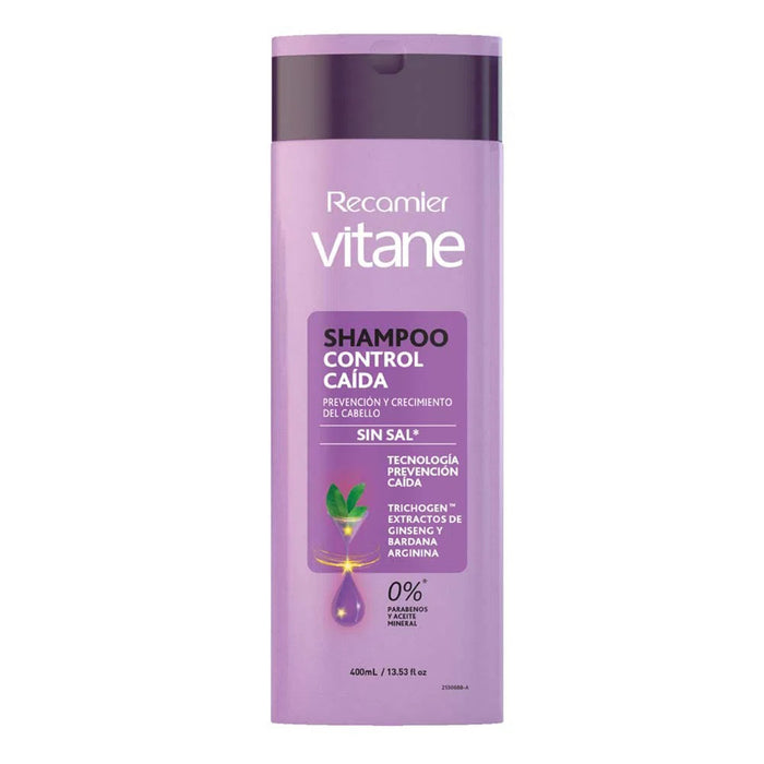 Shampoo Recamier Vitane Acción Anticaída X 400Ml