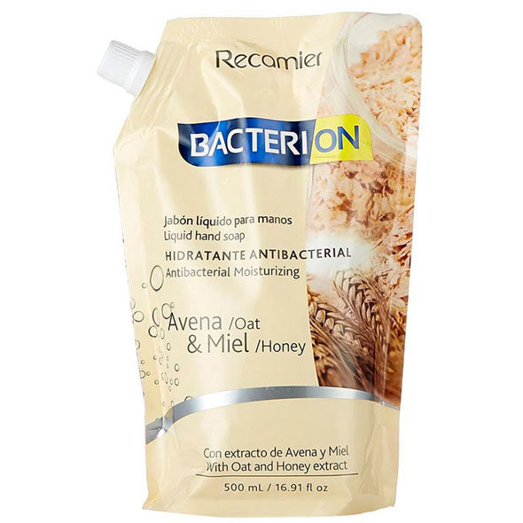 Jabón Líquido Recamier Antibacterial Avena / Miel X 500ml