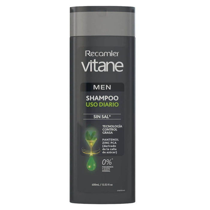 Shampoo Recamier Vitane Uso Diario X 400Ml