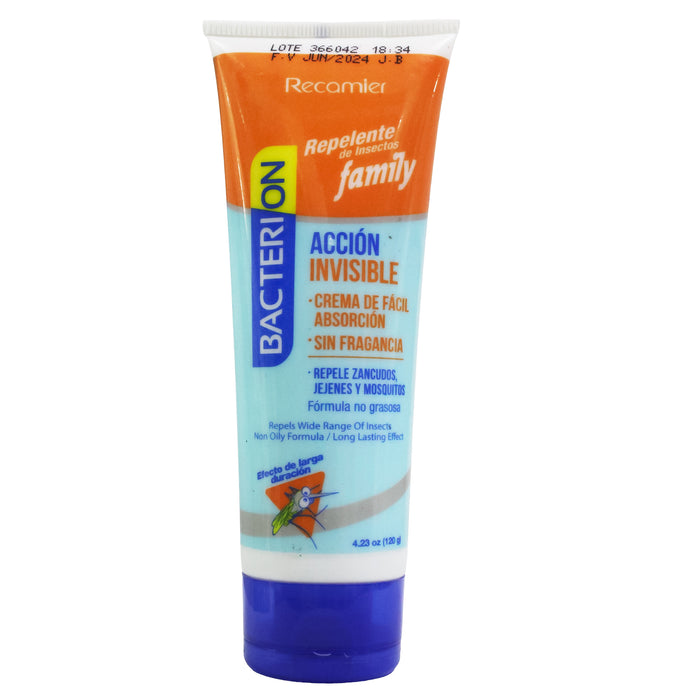 Repelente Bacterion Family Crema X 120g