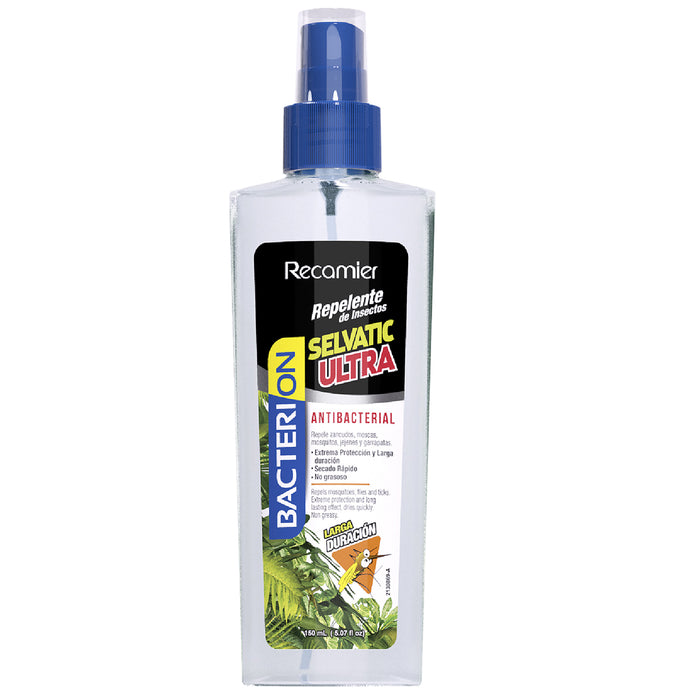 Repelente En Spray Bacterion Selvatic Ultra X 150ml