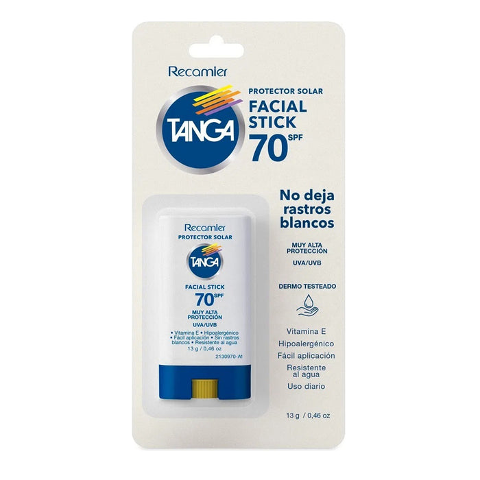 Protector Solar Recamier Tanga Facial en Stick Spf 70 X 13Gr