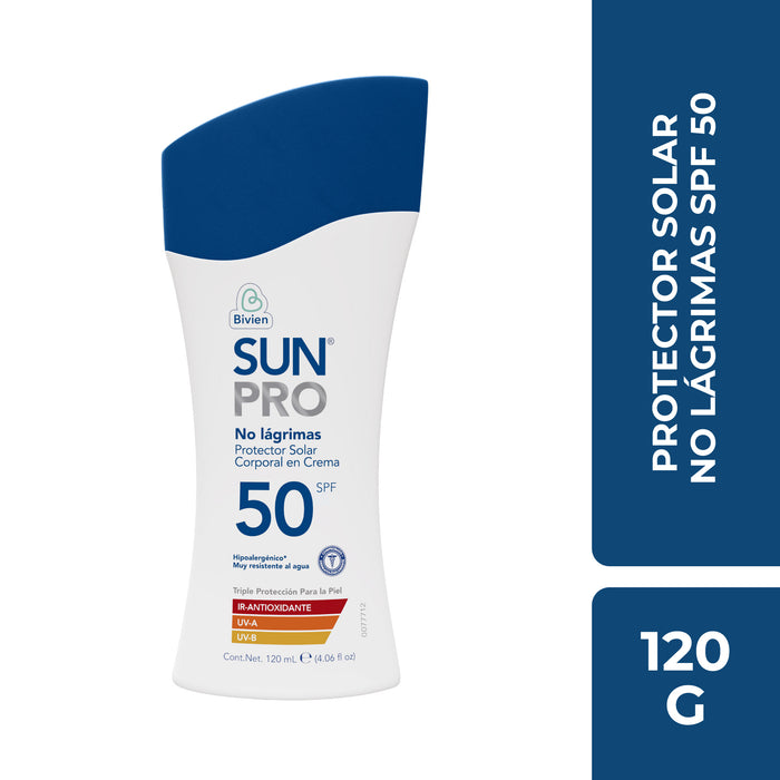 Protector Solar Sunpro Crema Spf 50 X 120ml