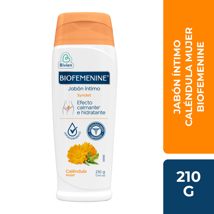 Jabón Íntimo Biofemenine Caléndula Mujer X 210g