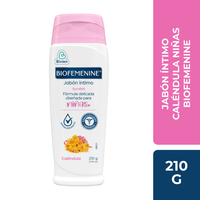 Jabón Íntimo Biofemenine Niña Caléndula X 210g
