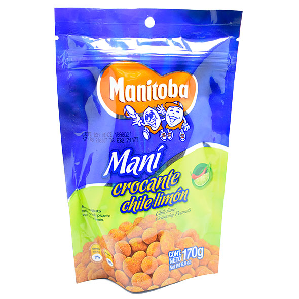 Snack Crujiente Manitoba Chile Limón X 170g