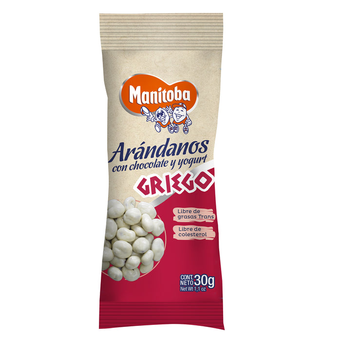 Arándanos Manitoba con Chocolate / Yogur Griego X 30g