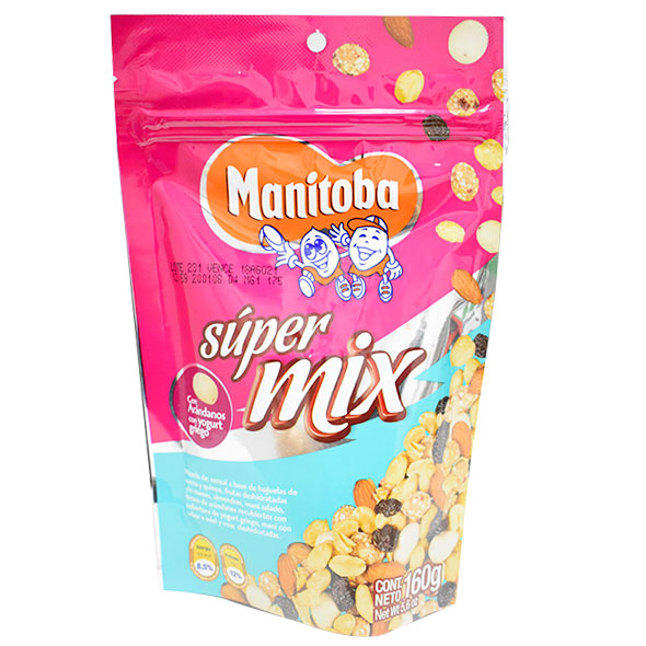 Mix de Snacks Manitoba Súper Mix Avena / Quinua / Nueces / Maní X 160g