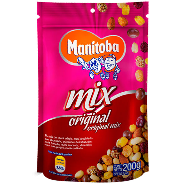 Mezcla de Snacks Manitoba Original X 200g