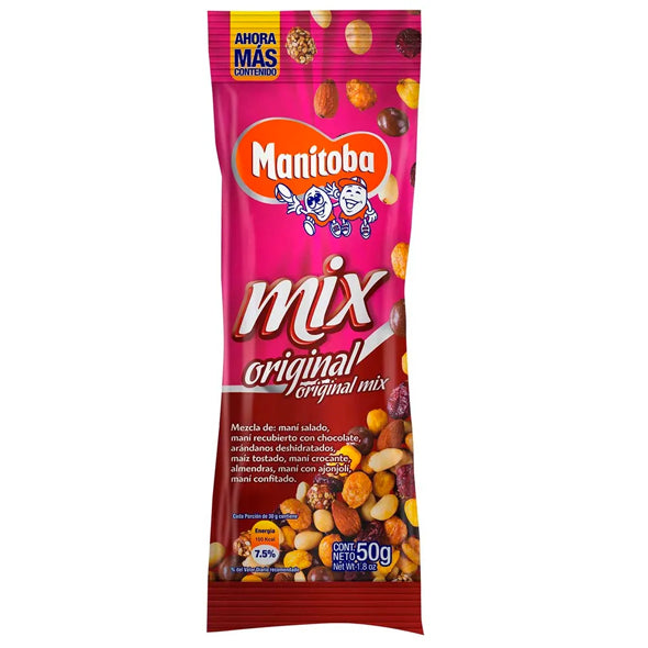 Mezcla de Snacks Manitoba Original X 50g