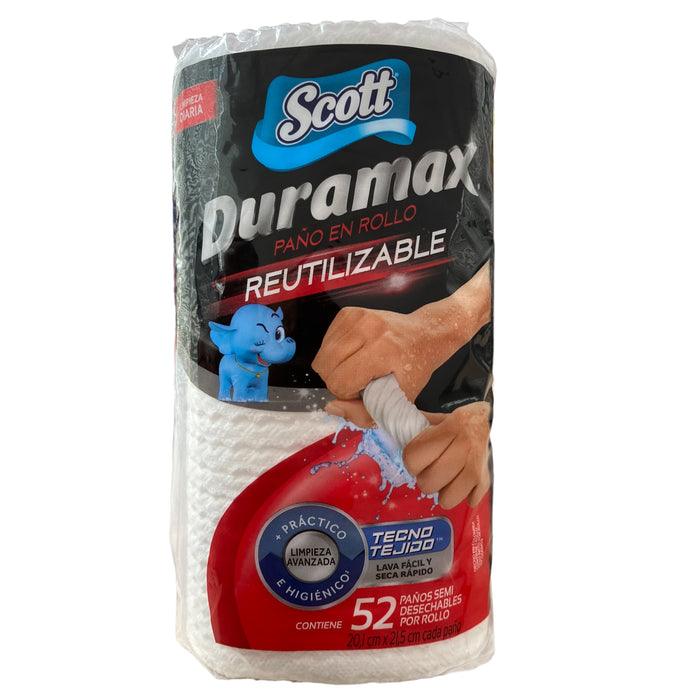Paño Reutilizable Scott Duramax 52 Hojas X Unidad