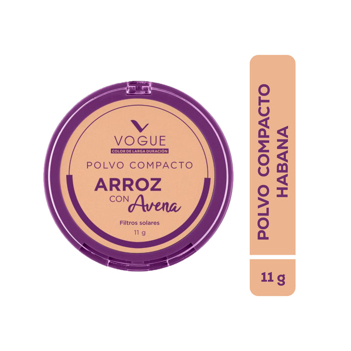 Polvo Vogue Compacto De Arroz Habana X 11g