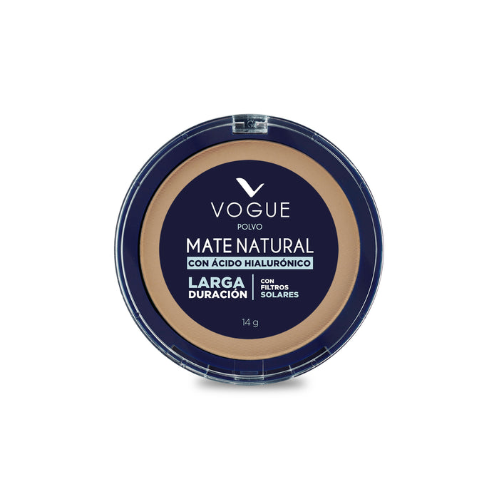 Polvo Vogue Compacto Natural Moreno X 14G