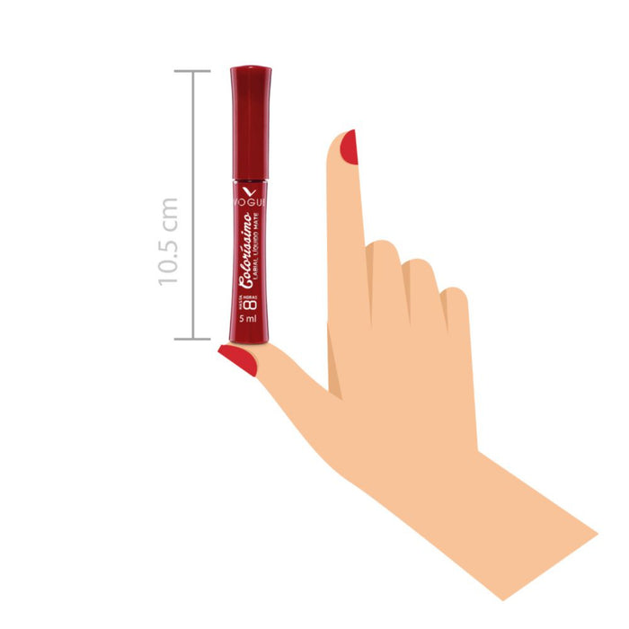 Labial Vogue Liquido Colorissimo Carnaval X 5Ml