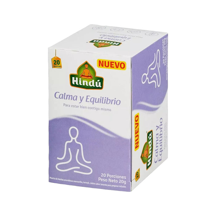Té Hindú Calma Y Equilibrio X 20 Bolsitas