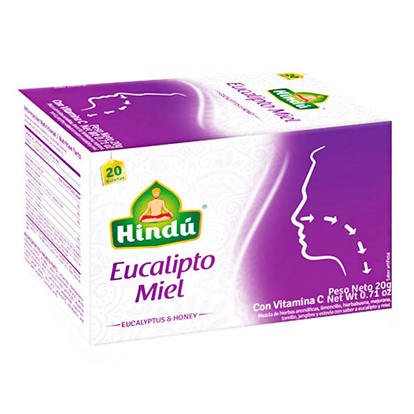 Té Hindú de Eucalipto y Miel X 20 Unidades