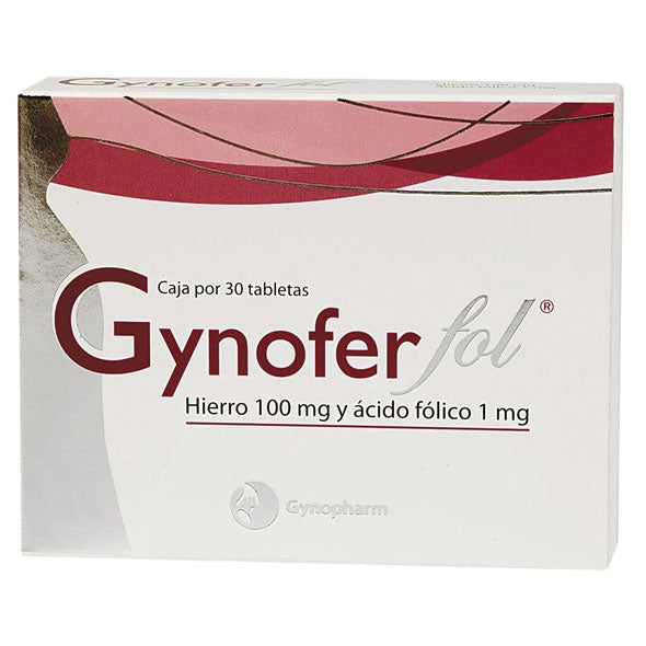 Gynofer Fol Hierro Polimaltosado 100Mg Y Acido Folico 1000Mcg X Tableta