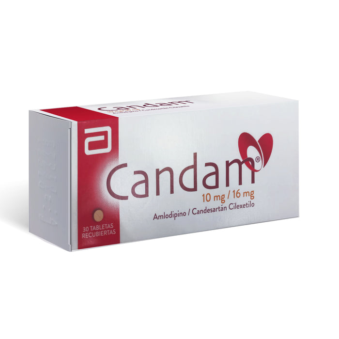 Candam Amlodipino 10Mg Y Candesartan 16Mg X Tableta