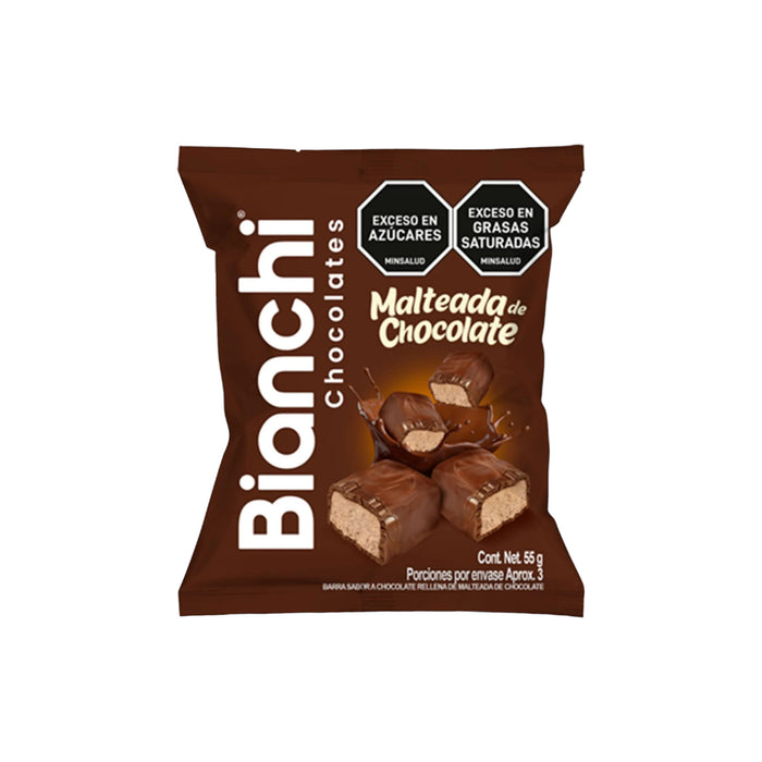 Bianchi Barra Rellena Bainchi Malteada Chocolate X 55G