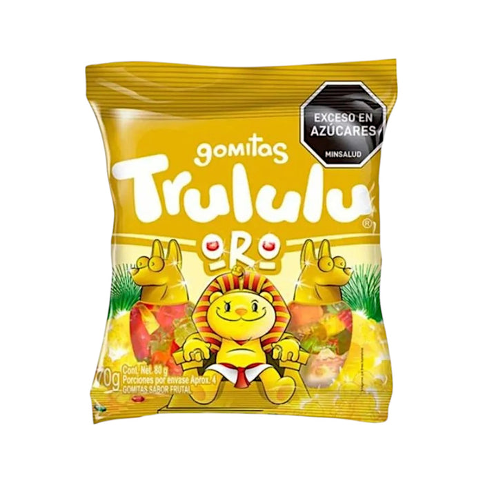 Gomitas Trululu Oro Sabor Frutal X 70G