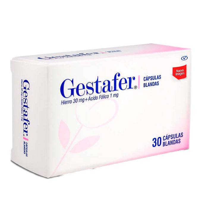 Gestafer Hierro Y Acido Folico X Capsula Blanda