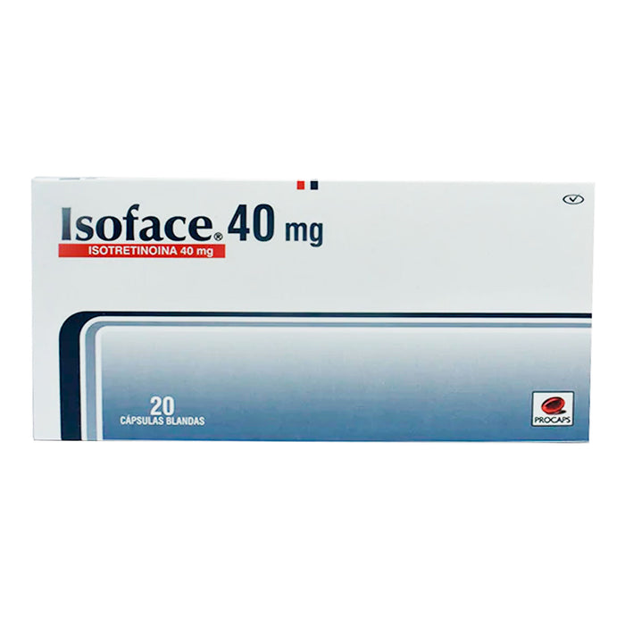 Isoface 40Mg Isotretinoina X Capsula Blanda