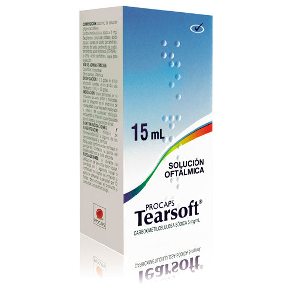 Tearsoft Colirio X 15ml Carboximetil Celulosa