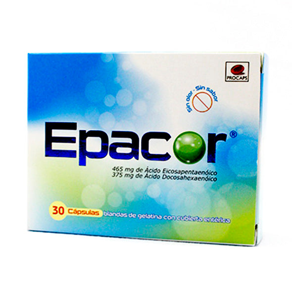 Epacor Epa 465Mg Y Dha 375Mg X Capsula Blanda