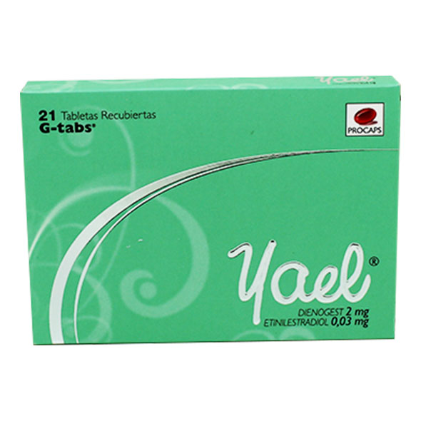 Yael G-Tabs Dienogest 2Mg Y Etinil Estradiol 0.03Mg X 21 Comprimidos