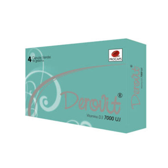 Derovit Vitamina D3 7000Ui X Capsula Blanda