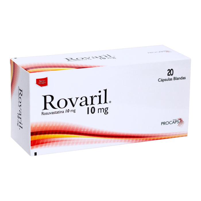 Rovaril Rosuvastatina 10 Mg X Cápsula Blanda