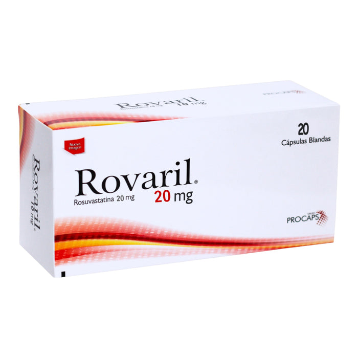 Rovaril Rosuvastatina 20 Mg X Cápsula Blanda