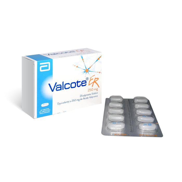 Valcote Er Divalproato Sodico 250Mg X Tableta