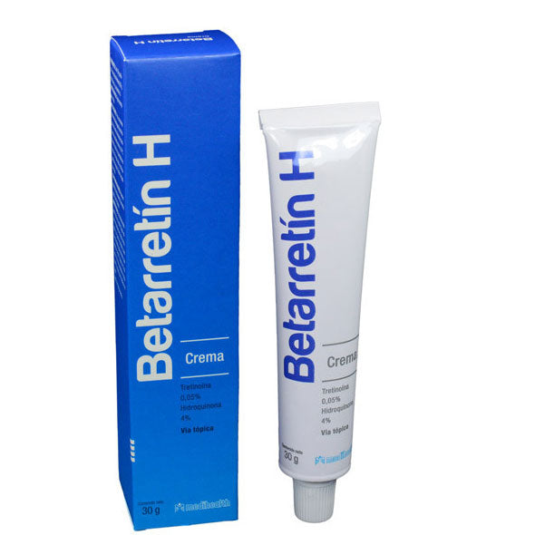 Betarretin H Crema Tretinoina 0.0005 Y Hidroquinona 0.04 X 30g