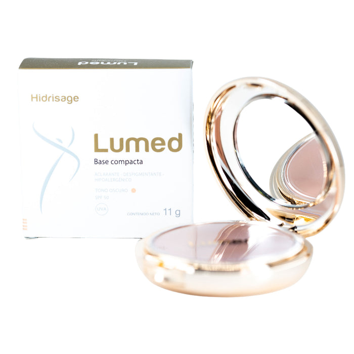 Hidrisage Lumed Base Compacta Fps50 Oscuro X 11g