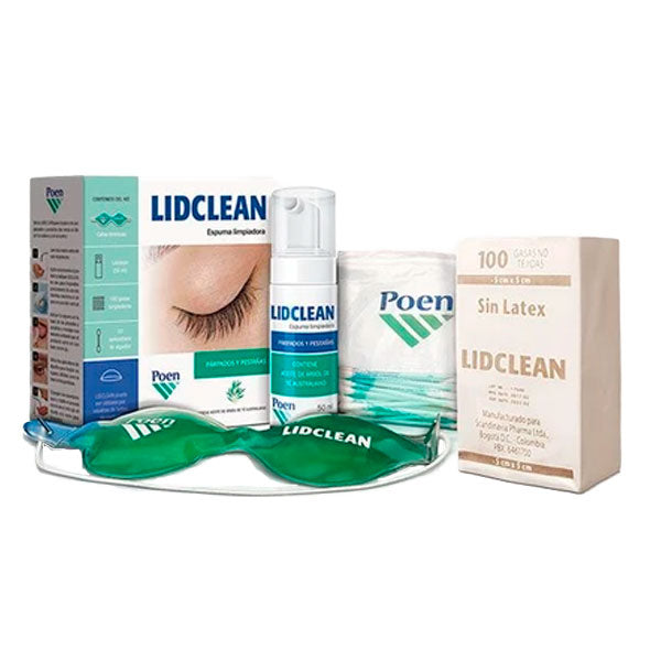 Lidclean Espuma Limp Kit Parpados Y Pestanas X 50ml