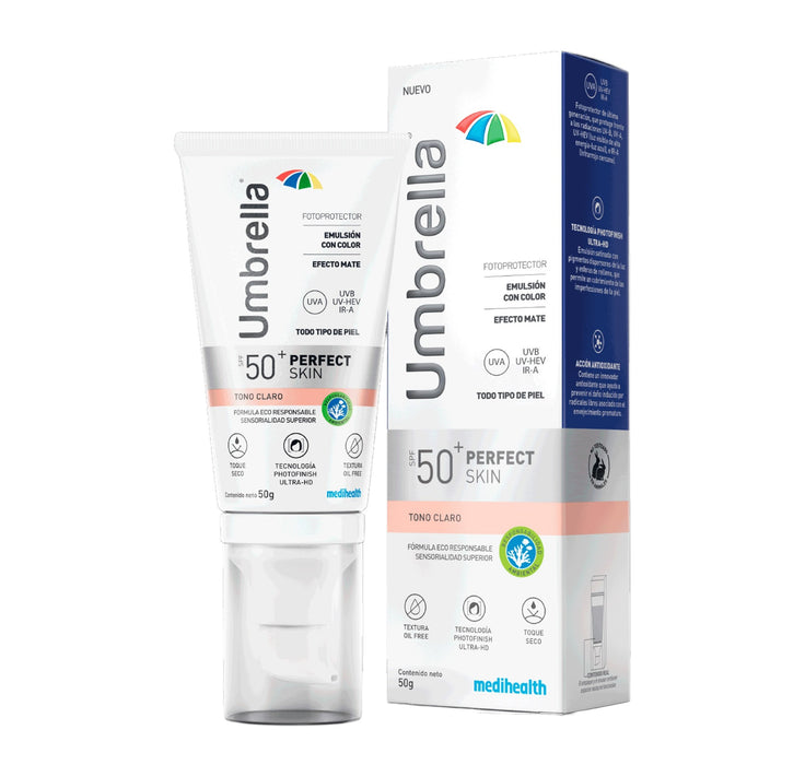 Protector Solar Umbrella Perfect Skin Claro Spf50+ X 50g