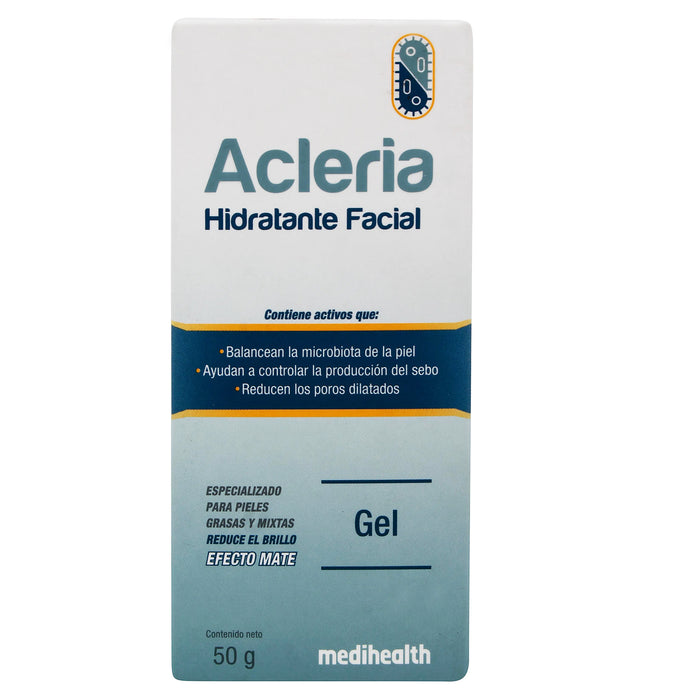 Acleria Hidratante Facial Gel Efecto Mate X 50g