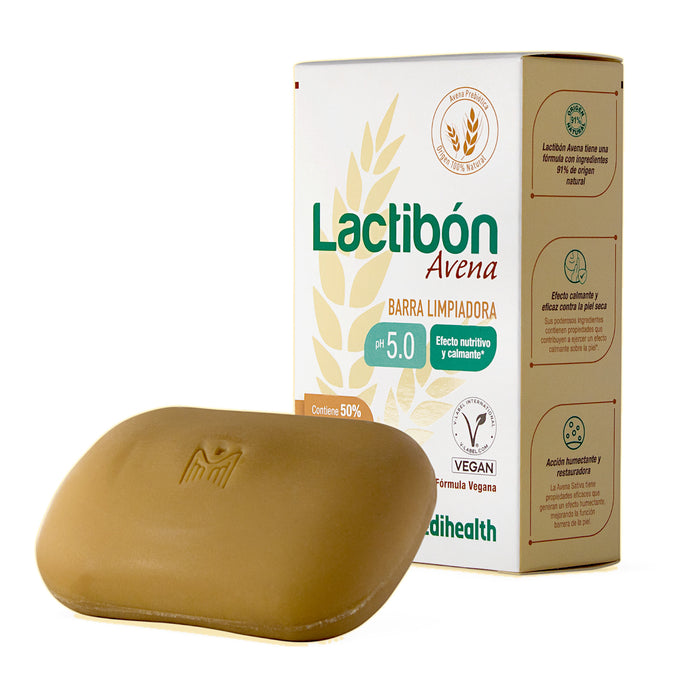 Jabon Barra Limpiado Lactibon Ph5 Avena X 120g
