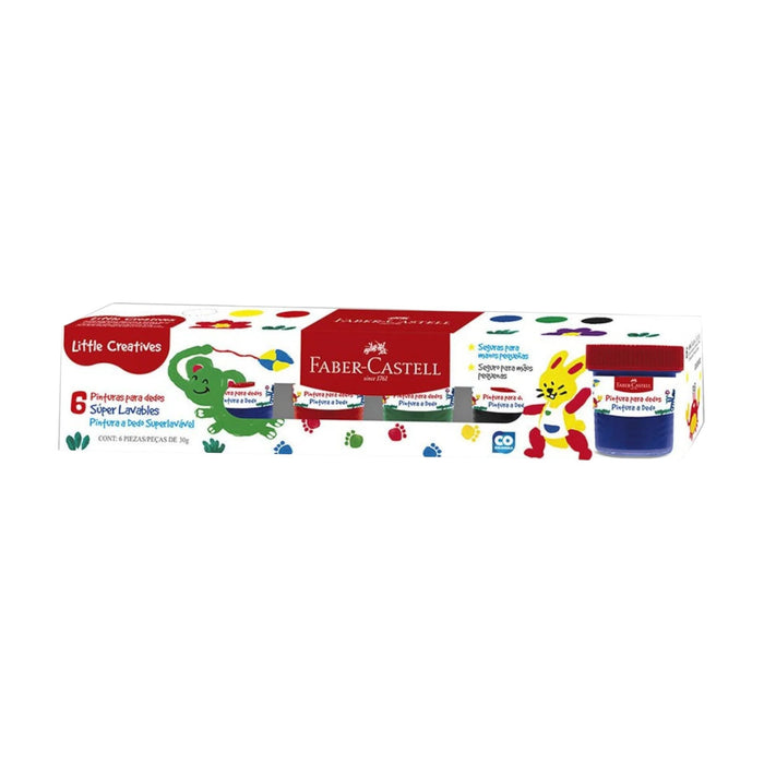 Pintura Al Dedo Faber Castell X 6 Colores