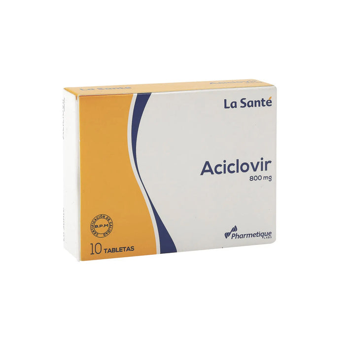 Aciclovir 800Mg X 10 Tab (La Sante)